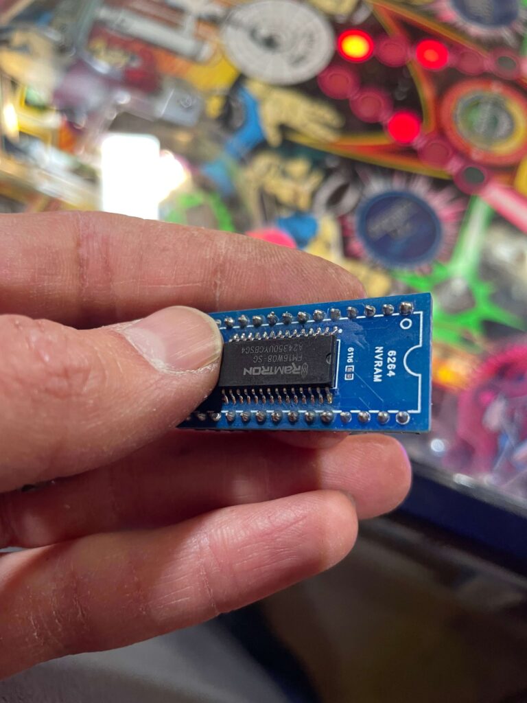 Faulty Ramtron NVRAM causing pinball resets